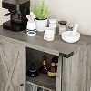 Garvee Charming Farmhouse Buffet Cabinet – Versatile Storage Sideboard for Living Room, Dining Room, and Entryway - 2 of 4