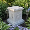 Design Toscano English Rosette Garden Sculptural Plinth: Large - 2 of 4