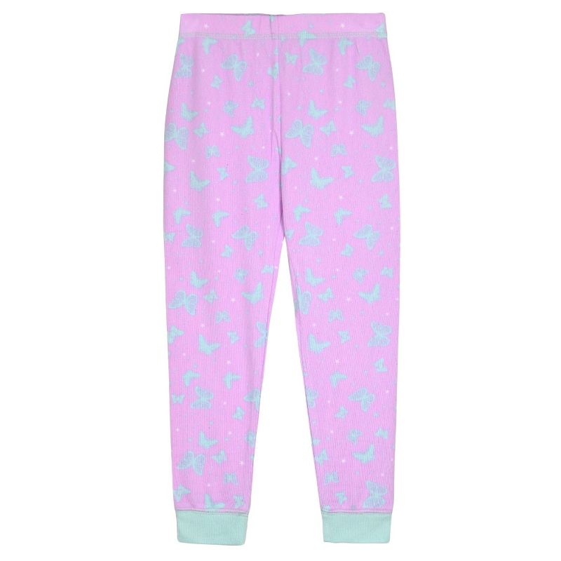Sleep On It Girls 2-Piece Super Soft Jersey Snug-Fit Pajama Set, 4 of 7