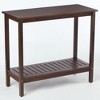 VASIP Acacia Wood Console Table, Indoor Outdoor Storage Furniture with Wide Tabletop and Lower Shelf  for Living Room, Entryway, Hallway - 4 of 4