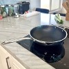 Lexi Home Tri-ply 5 Qt. Stainless Steel Nonstick Wok with Glass Lid - 4 of 4