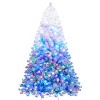 Yaheetech 6Ft/7.5Ft/9Ft Pre-lit Flocked Artificial Christmas Tree - 2 of 4