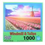 JPW Industries Inc. Windmill and Tulips 1000 Piece Jigsaw Puzzle