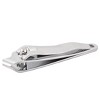 Unique Bargains Side Slant Edge Manicure Tool Finger Toe Nail Clipper Cutter Scissor Trimmer 6cm Silver - 2 of 3