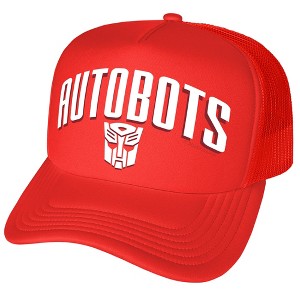 Transformers Autobots Arched Foam Trucker Cap Red - 1 of 4
