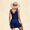 Women's Breezy Beachwear Elastic Waist Knit Cover Up Dress - Cupshe - 4 of 4