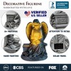 Guardian Angel Reading Book Garden Statue, 10" Solar Powered Angelic Outdoor Figurine| OrnamentallyYou - 2 of 4