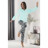 ADR Women's PJ Set, Fleece Pajama Pants & Top, Cozy PJs for, Lady Pajamas - 4 of 4
