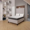 SEVOBAL Mattresses Quilted Foam Mattress with Pressure Relieving Gel Memory Foam for Comfortable Sleep in Bedroom Use, White, 75"*38"*6" - 2 of 4