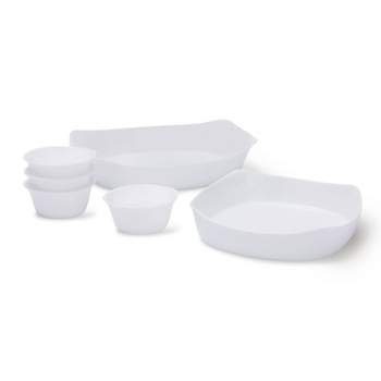 Rubbermaid Duralite Glass Bakeware 5pc Baking Dish Set With Shadow Blue  Lids : Target