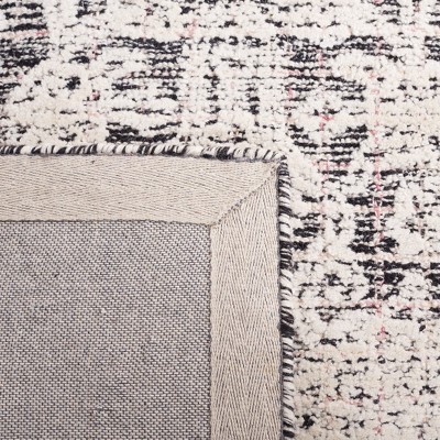 Metro Black and Ivory Hand-Tufted Wool Area Rug