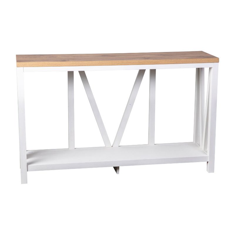 Emma and Oliver Modern Farmhouse Entryway Console Accent Table, 1 of 11