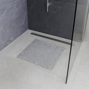 Evideco French Home Goods Bubbles Non-Slip Square Shower Mat 20″L X 20″W - 1 of 4