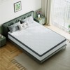 Swedrea Hybrid Mattress Cool Medium Firm Gel Memory Foam Pocket Spring, White - 2 of 3