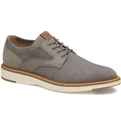 Johnston & Murphy Men's Upton Knit Plain Toe Lace Up Dress Casual Shoe