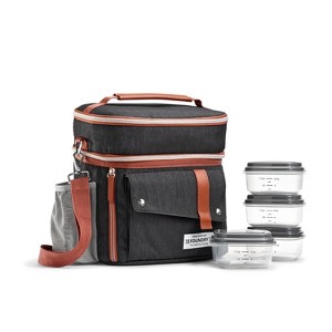 Fit & Fresh Wickenden Lunch Tote - Black - 1 of 4