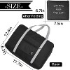 Hachikiko Foldable Travel Duffel Bag,Water Resistant Weekender Overnight Gym Bag - 2 of 4