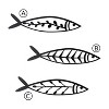 Gobius Fish Metal Wall Art - Nautical Decor for Home Living Room, 3 Pieces - 2 of 3