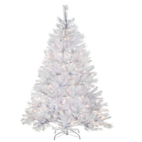 Silver artificial deals christmas tree