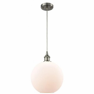 Athens - 1 Light Cord Hung Mini Pendant In Industrial Style-13 Inches Tall and 10 Inches Wide - 1 of 1