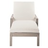 YOOCOZZ 5-Position Acacia Wood Outdoor Chaise Lounge with Adjustable Backrest and Cushion - 4 of 4