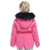 Rokka&Rolla Girls' Winter Coat with Faux Fur Hood Parka Jacket - 3 of 4