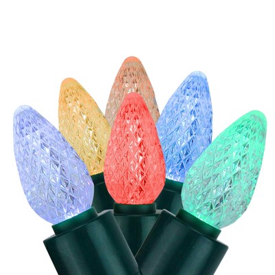 Brite Star 10ct C9 LED Color-Changing String Lights Multi-Color - 8.25' Green Wire