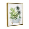 Stupell Industries Mixed Plant Leaves Antique Bathroom Tub, 21" x 17" - 3 of 4
