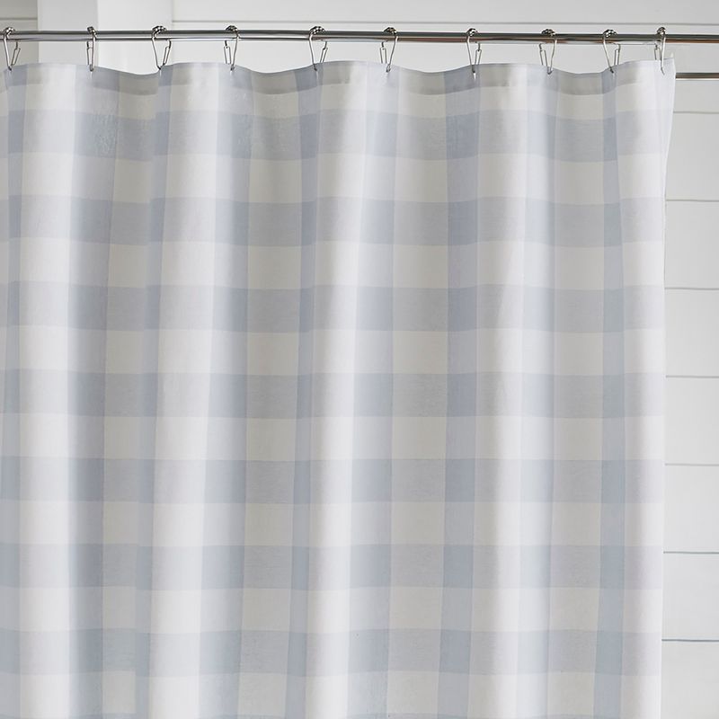 Farmhouse Living Buffalo Check Shower Curtain - 72" x 72" - Elrene Home Fashions, 2 of 4