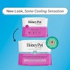 The Honey Pot Company 100% Organic Cotton Cover Cooling Herbal Infusion Regular Pads - 20ct - 2 of 4