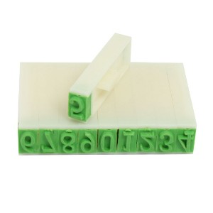 Unique Bargains Office Detachable 0-9 Digits Numerals Stamp Set 0.3" x 0.2" - 1 of 4