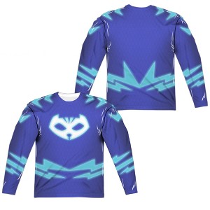 Men's Pj Masks Catboy Suit Long Sleeve Costume T-Shirt - 1 of 4