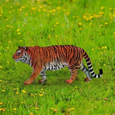 Hand-Painted Orange and Black Vinyl Tiger Figurine