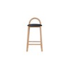 Meridian Furniture,Calvin Black Vegan Leather Stool - 3 of 4