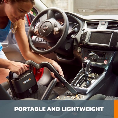 Worx 20V Cordless Black Portable Vacuum Cleaner with HEPA Filter