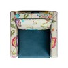 28" Patchwork Accent Chair in Velvet with Removable Cushions and Track Arms for Living Room - 2 of 4