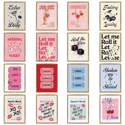 Do It For The Plot Guest Check Canvas Print with Black Frame