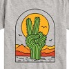 Boys' - Instant Message - Cactus Peace Sign Short Sleeve Graphic T-Shirt - 2 of 4