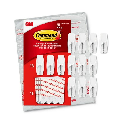 Command 6 Hooks 12 Strips Small Sized Utilitydecorative Hooks Value Pack  White : Target