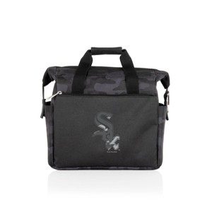 MLB Chicago White Sox On The Go Soft Lunch Bag Cooler - Black Camo - 1 of 4