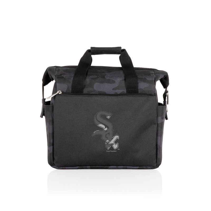 MLB Chicago White Sox On The Go Soft Lunch Bag Cooler - Black Camo, 1 of 5