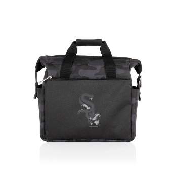 MLB Chicago White Sox On The Go Soft Lunch Bag Cooler - Black Camo