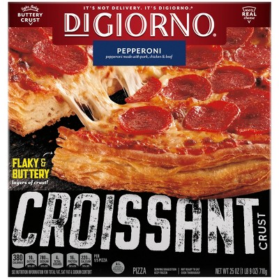 DiGiorno Pepperoni Frozen Pizza with Croissant Crust - 25oz