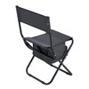 PAGED Beach Chair 2-piece Folding Outdoor Chair with Storage Bag High-Quality Steel Pipe for Camping, Picnics, Fishing - 2 of 4