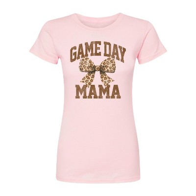 Women's - Instant Message - Game Day Mama Tonal Washed Fitted Graphic T-Shirt
