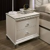 3pc Fosset Bedroom Set with 2 Nightstands Pearl White - HOMES: Inside + Out - image 2 of 3