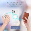 iHome Velo Gloss Silicone Case for iPhone 12 Pro, MagSafe Compatible, Lightweight, Drop & Screen Protection, White/Clear - 2 of 4