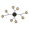 Eurofase Lighting Torcia 16 - Light Chandelier in  Black/Brass - 2 of 4