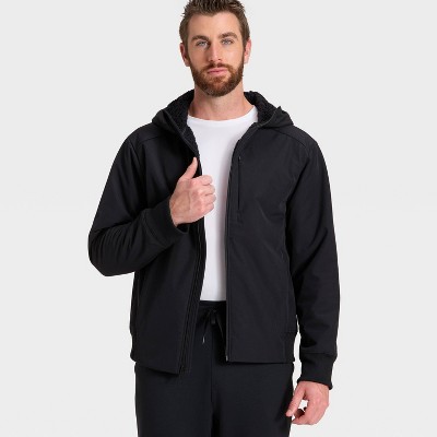 Men's Soft Shell Fleece Jacket - All In Motion