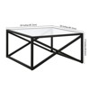 Square Black Bronze Coffee Table - Henn&Hart - 3 of 4